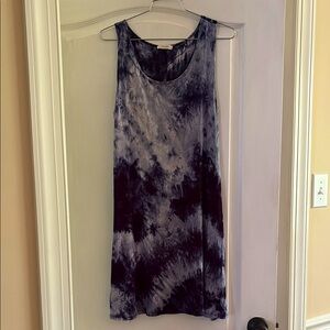 Olivia Rae Women’s Blue Tie-Dye Dress